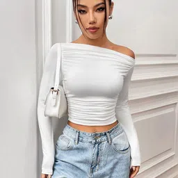 Stylecast X Slyck One Shoulder Crop Top-picture-17