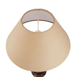 Homesake Brown Solid Handcrafted Bedside Standard Lamp image 2