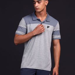 Technosport Men Polo Collar Anti Static Slim Fit T-shirt-picture-1