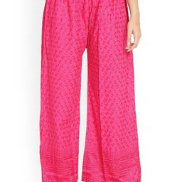 SRISARAS Women Printed Wide Leg Trousers-image-60