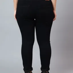 nifty Women Skinny High Rise Black Jeans image 2