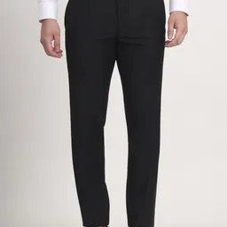 METAL Men Slim Fit Formal Trousers-picture-16