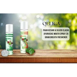 Qelica Set Of 2 Silver Elachi & Paan Kesari Fresh Breath Spray-10g Each-picture-37