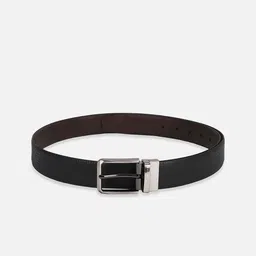 Peter England Men Tang Closure Textured Reversible Formal Belt image 1