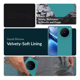 SPRIG Solid Vivo X200 5G Back Case image 3