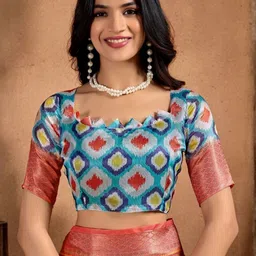 Aamish fashion Ethnic Motifs Silk Blend Handloom Mysore Silk Saree image 2