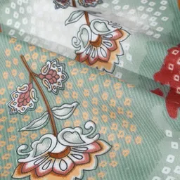 Aura Blue & Maroon Ethnic Motifs Printed 200 TC King Bedsheet Set 2.28 m x 2.54 m image 3