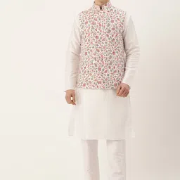 simaaya Sayisha Printed Woven Nehru Jacket image 1