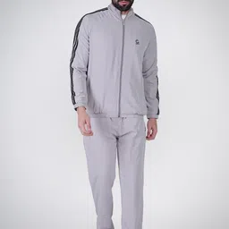 GOTO SPORTS Men Mock Collar Long Sleeves Mid-Rise Tracksuits image 1