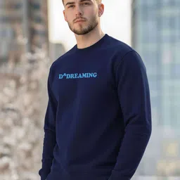 Moda Rapido Typography Printed Round Neck Pullover Sweatshirt image 2