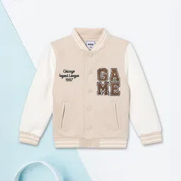 max Boys Stand Collar Self Design Bomber Jacket-picture-33