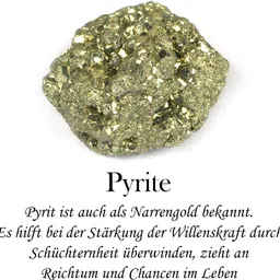 reiki crystal products Natural Pyrite Rough Stone 30 gms Regular Asymmetrical Crystal Stone image 2