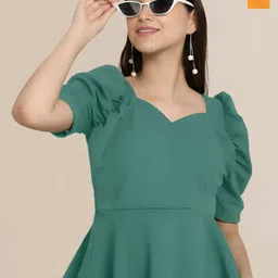 Mast & Harbour Women Pack Of 2 Colourblocked Fitted Regular Top image 1