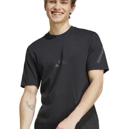 ADIDAS Men Brand Logo Printed Round Neck Cotton T-shirt-picture-17