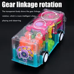 toy dekho Creations Concept Musical Transports Bus Toy for Girls & Boys image 2