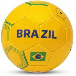 nivia Brazil Football Set Pack Of 4, Air Pump, Pair of Shin Guard , Bag and Football - Size: 3-picture-22