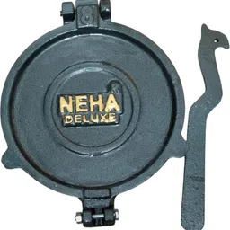 neha 8.5'' Heavy Papad Khakhra Poori & Many More Manual Hand Machine with Handle Roti and Khakra Maker-picture-12