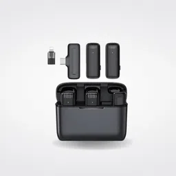 J13 Wireless Microphone, Noise Reduction Lapel Mic For Vlogging and YouTubeX45 Microphone-image-75