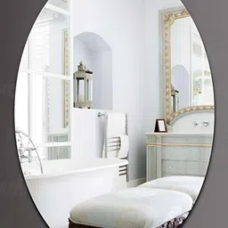 wolkwogg Oval Shaped Mirror Acrylic Wall Decor thin hg Decorative Mirror-picture-27