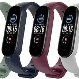 PORTLIX BEST BUY SOFT SILICON BAND STRAP FOR XIAOMI MI BAND 5 AND XIAOMI MI BAND 6 Smart Band Strap-picture-10