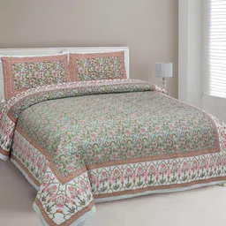 urban jaipur Cotton Double Flat 250 TC Jaipuri Prints Bedsheet-picture-29