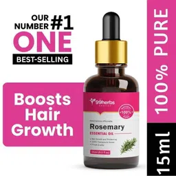 99Herbs Rosemary Essential Oil 15ml | Pure Natural Aromatherapy Oil-image-2