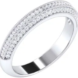 avsar R-3645 14kt Cubic Zirconia White Gold ring image 4