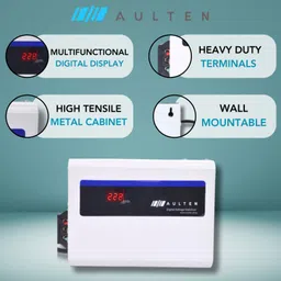 aulten 4 KVA 150V-280V 3200W Digital Voltage Stabilizer for All Inverter/Split/Window 1.5 Ton Ac image 4