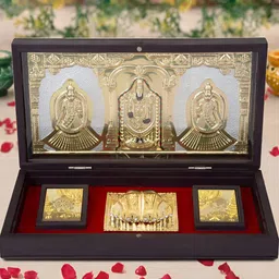 INTERNATIONAL GIFT 4-Pcs Yellow Bala Ji God Idol With Charan Paduka-image-5