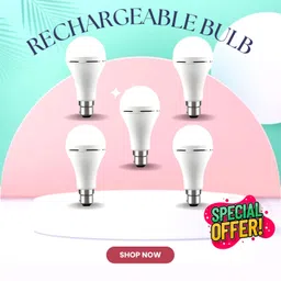 frony Rechargeable Emergency Bulb Inverter Bulb, 3Hr Battery Backup_Pack of 5 P325 3 hrs Bulb Emergency Light-picture-17