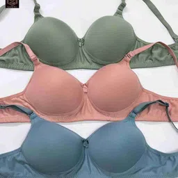 sida Pack of 3 Women T-Shirt Lightly Padded Bra-picture-21