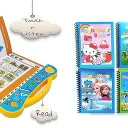 kc collection Study Book with Animal, Number, Vehicle Themes + Magic Water Drawing Book-picture-37