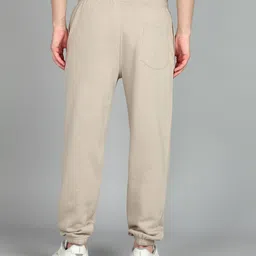 alan jones Men Solid Beige Track Pants image 2