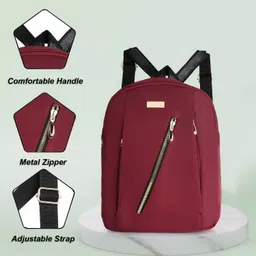 world speed Small 20 L Backpack Casual Small Mini Travel Tuition Shoulder College Use Backpack For Women image 5