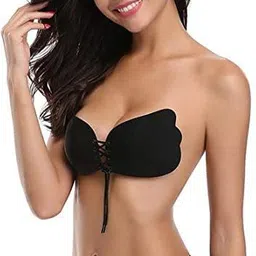 Backless Sticky Bra Adhesive Wings Bra Reusable PushUp Wire Free Padded Bra M148 Nursing Breast Pad-image-12