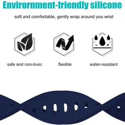 ACM Watch Strap Silicone Hook 20mm for Acwo Fwit Play Smartwatch Belt Band 3806098 mm Silicone Watch Strap image 3