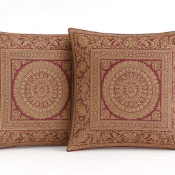oswal arts Brocade Cushions Cover image 1