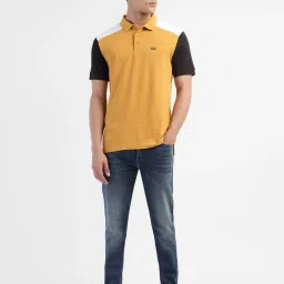 Men's Colorblock Regular Fit Polo T-shirt-image-68