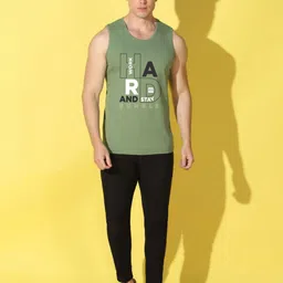 WOOSTRO Men Typography 2 Printed Raw Edge Slim Fit T-shirt image 2