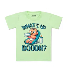 Arvesa Kids Printed Round Neck T-shirt-image-58