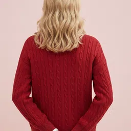DressBerry Women V-Neck Long Sleeves Cardigan Sweater image 2