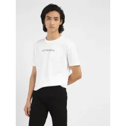 levi's Men's Brand Logo Crew Neck T-shirt White-picture-35