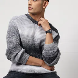 ether Ombre And Grindle Effect Ribbed Pullover-picture-24