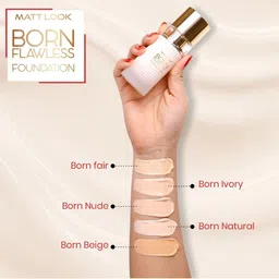 MATTLOOK Born Flawless Weightless Foundation - 45 ml - Born Fair image 4