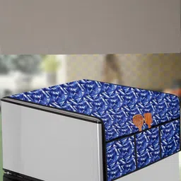 The Furnishing Tree Blue Plastic Refrigerator Cover-picture-26