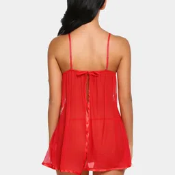 MYZA Self Design Shoulder Straps Baby Doll image 4