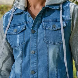 Campus Sutra Men Colourblocked Lightweight Padded Jacket with Patchwork image 3