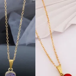 SZN Women Set of 2 Gold-Plated Necklace-picture-10