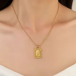 SALTY Sunray Frame Square Pendant & Chain-picture-35