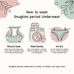 Snugkins Pack Of 2 Mid Rise Period Briefs image 3